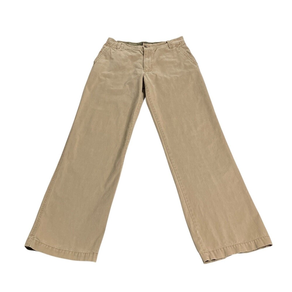 Vintage Y2K Old Navy Loose Pants Mens 34x34.5 Tan Grunge Skater Baggy Streetwear